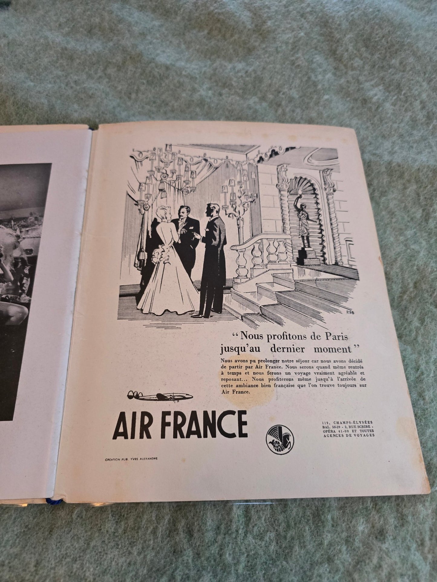 Vintage 1950s Lido de Paris Souvenir Program – Mid - Century French Cabaret – Original Show Book - Bayshore Treasures