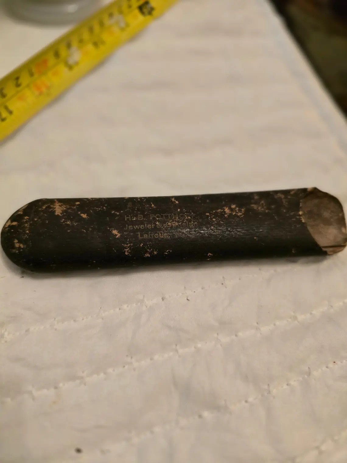 Vintage Eyeglasses Round Frame Silver Metal Glasses Hubble Jeweler LaFarge - Bayshore Treasures