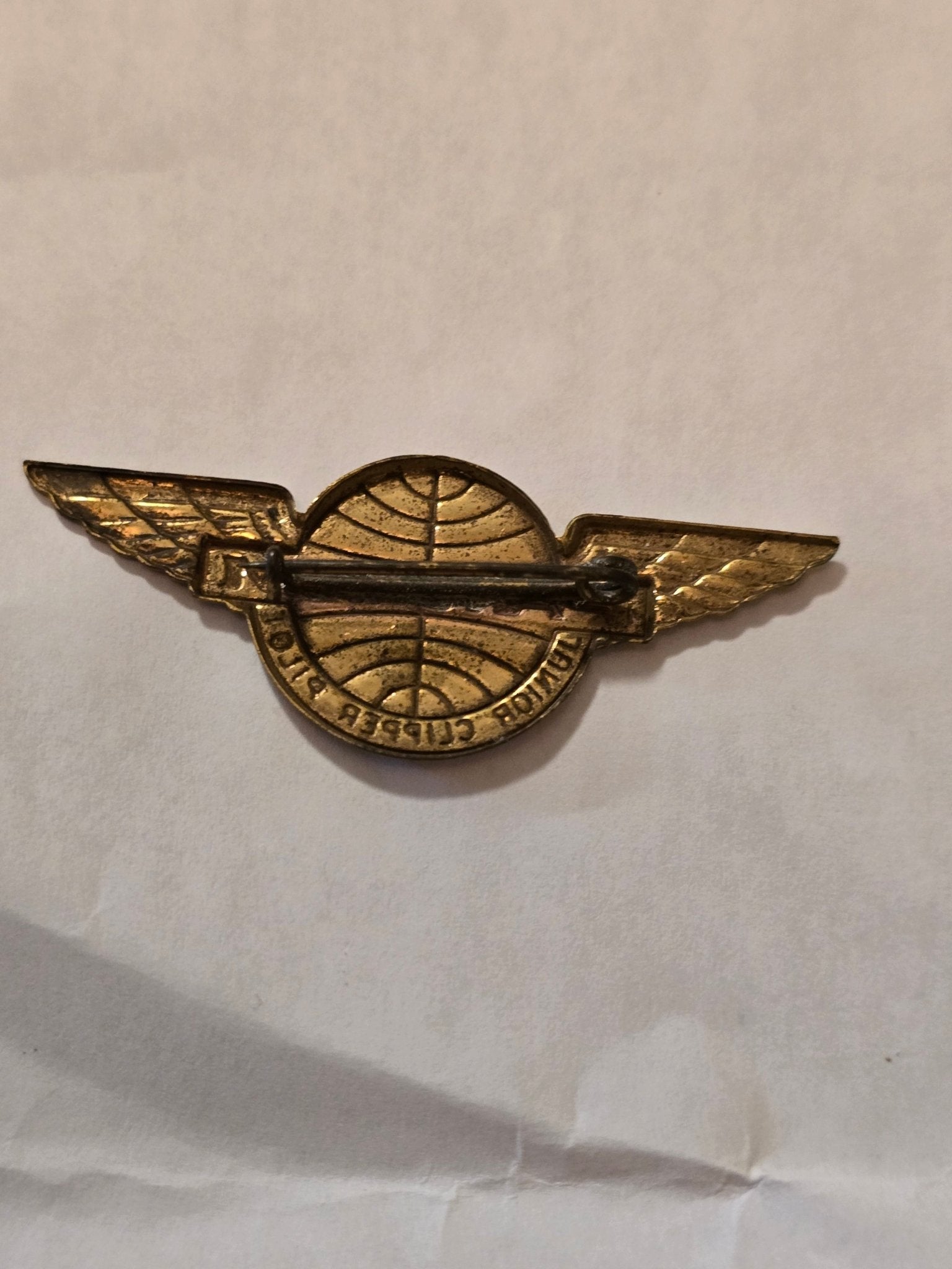 Vintage Pan Am Junior Clipper PILOT Flight Wings - Bayshore Treasures