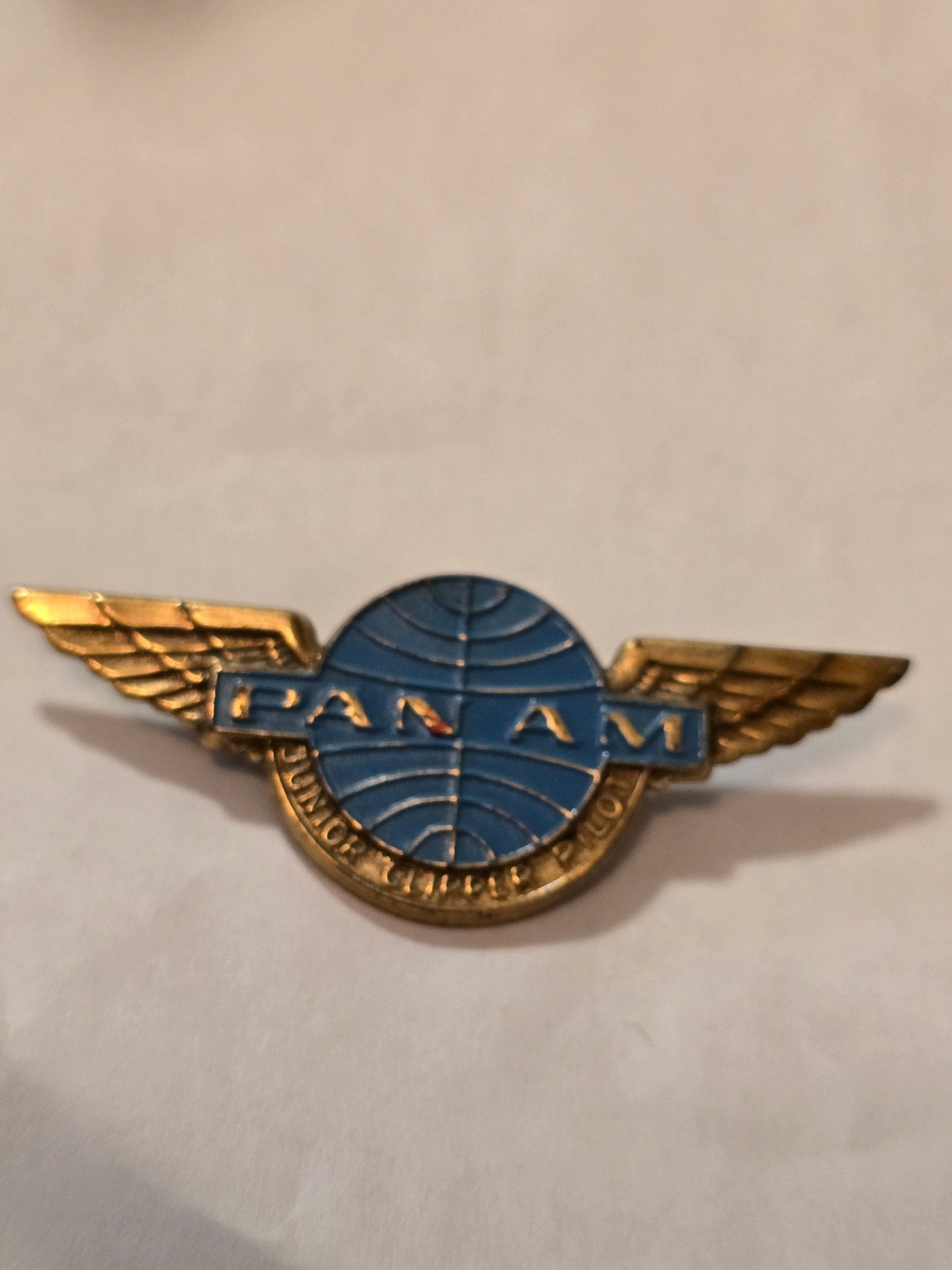 Vintage Pan Am Junior Clipper PILOT Flight Wings - Bayshore Treasures