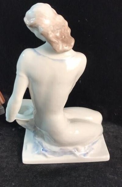 Vintage Rosenthal seated woman with bowl 9.5 in Sybill - Bayshore Treasures