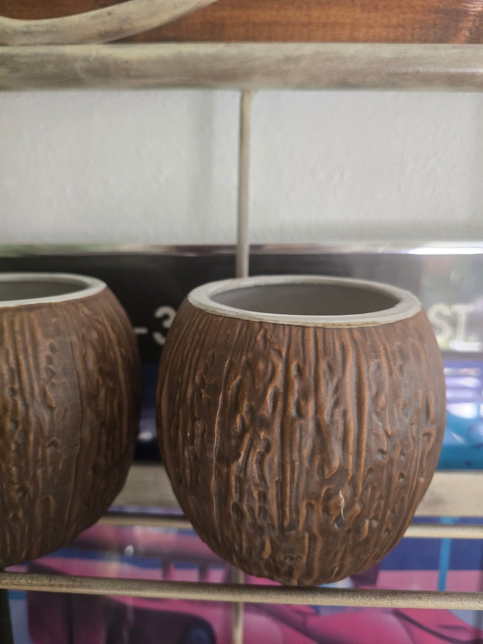 Vintage Tiki coconuts orchids of Hawaii cups mugs glasses - Bayshore Treasures